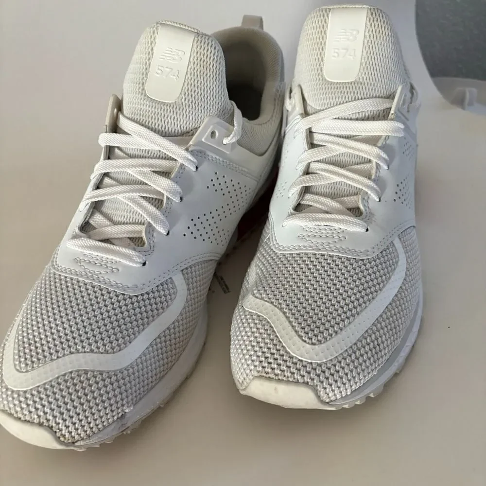 New Balance Fresh Foam Athletic Sneaker White Mesh Lace Up Round‎ Toe Size 9